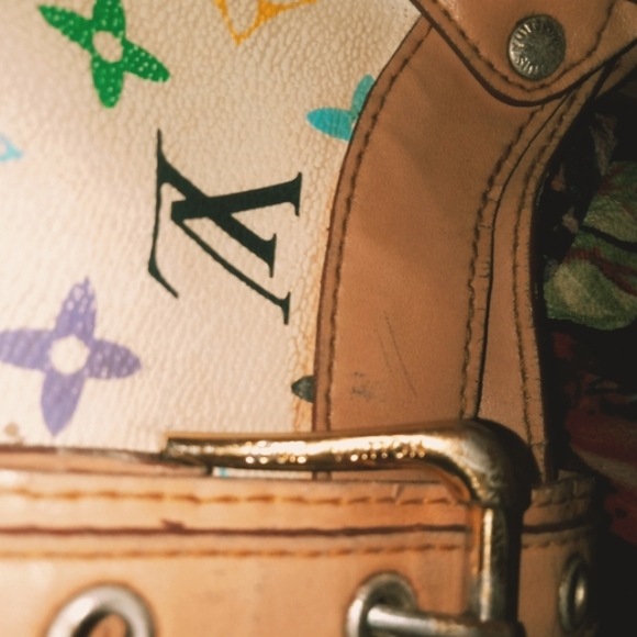 Louis Vuitton insignia multicoloured monogram vintage handbag - Picture 6 of 6